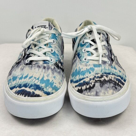 Vans Womens Size 10 Doheny Psychedelic Tie Dye Blue Sneakers Low Top Canvas - Picture 5 of 12